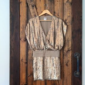 🪩Haute Hippie Sequined Dress Size XS EUC🪩